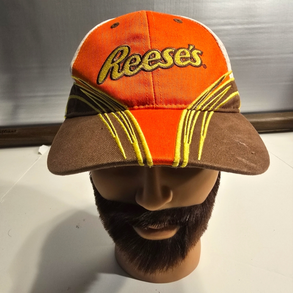 REESES MEN'S BROWN/ORANGE/WHITE/YELLOW ADJUSTABLE CAP NOVELTY